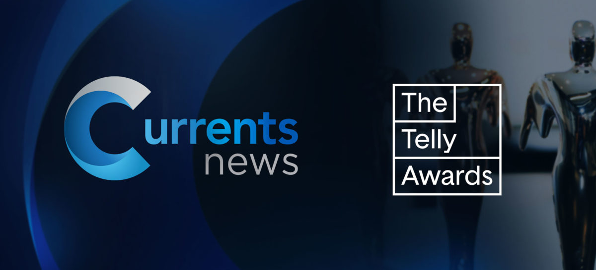 Currents News and Telly Award logos