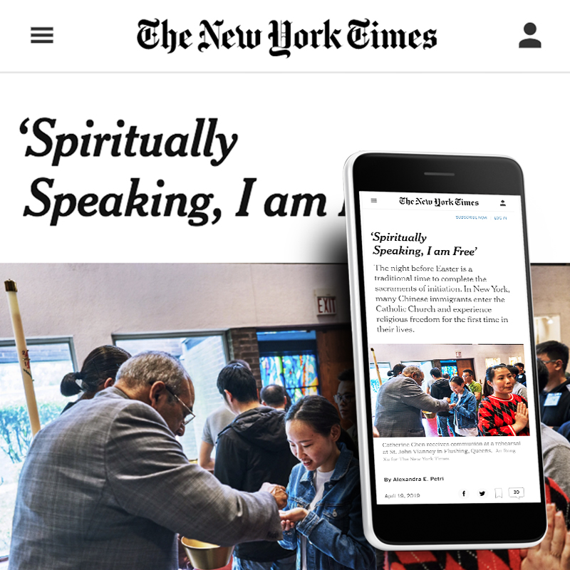 New York Times Stories on Cell Phone
