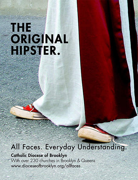 hipster jesus poster