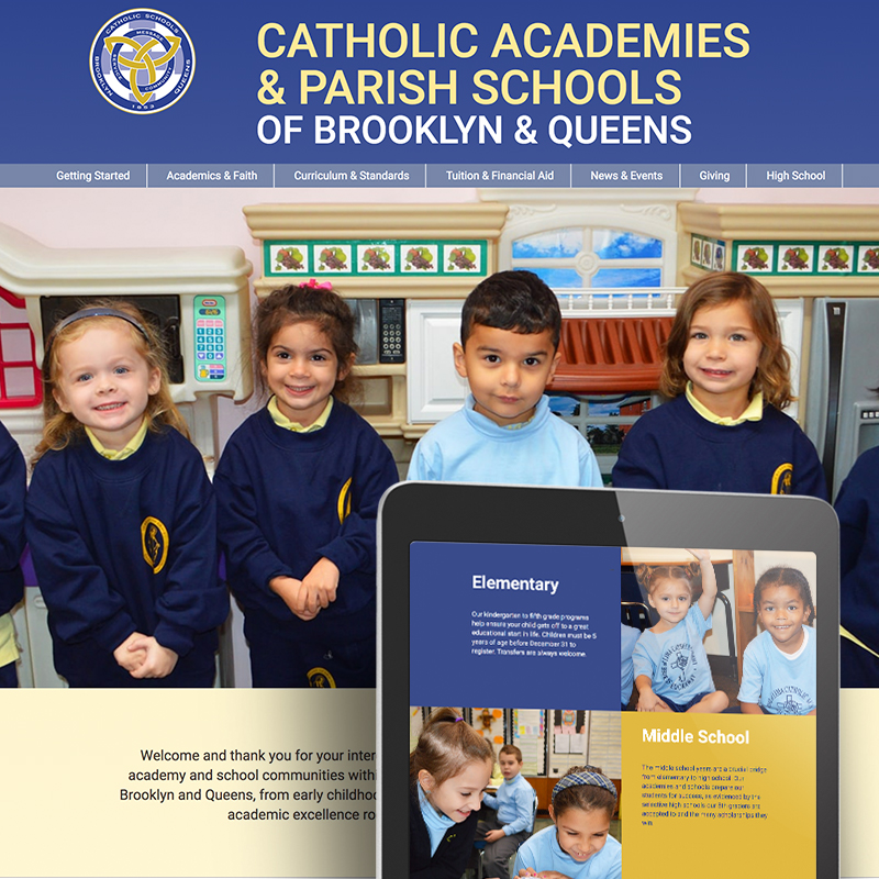 Catholic School Website